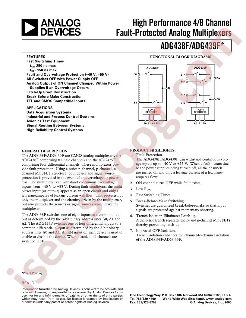 ADG438F