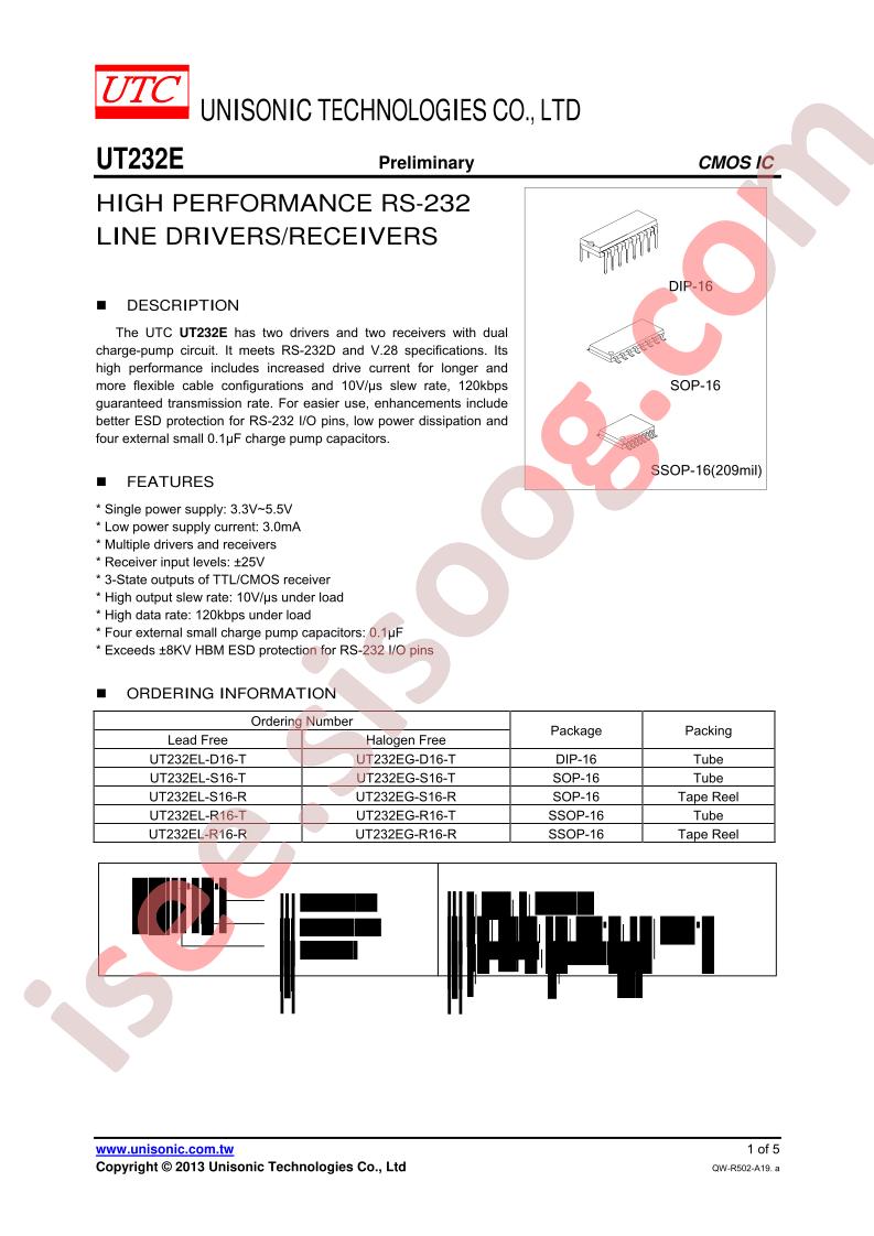 UT232EG-R16-R