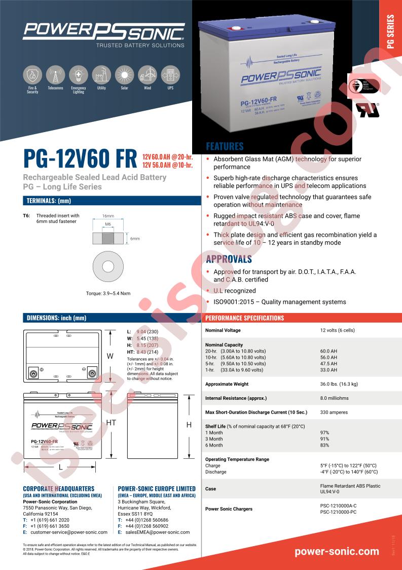 PG-12V60-FR