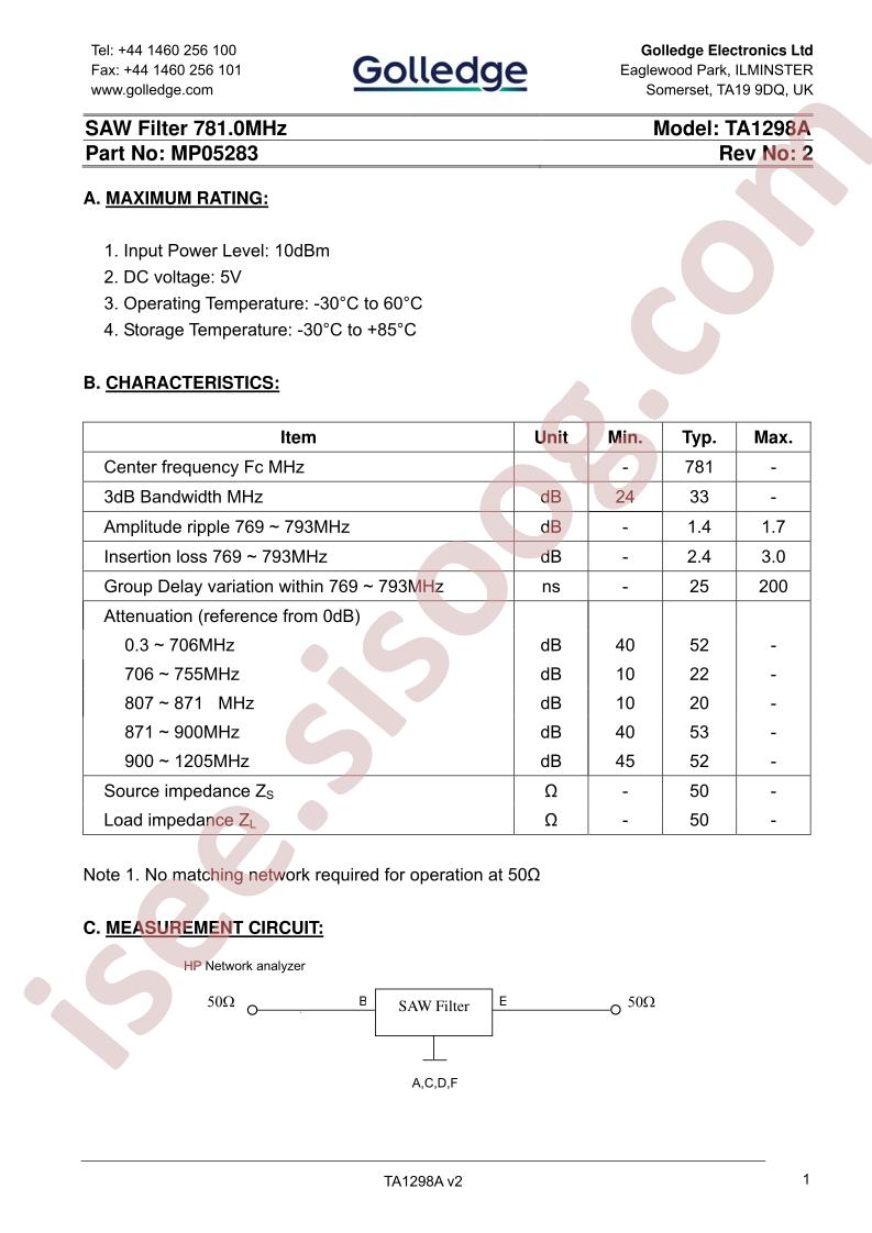 TA1298A