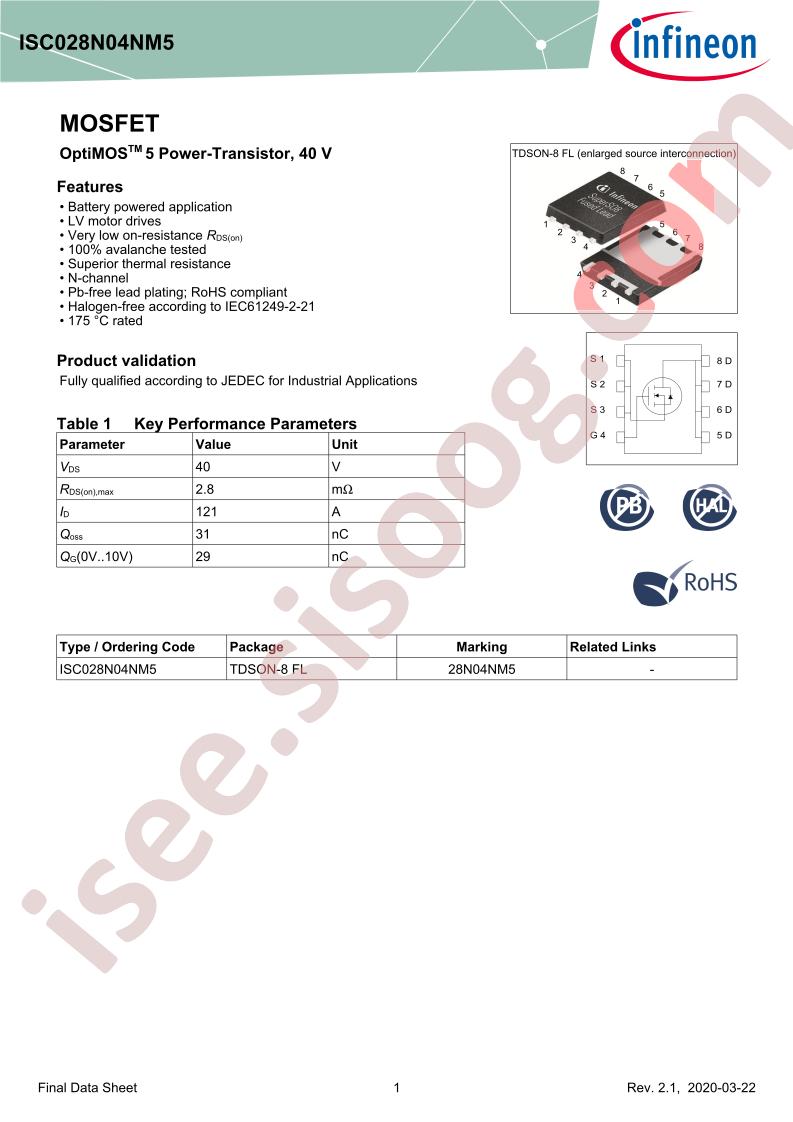 ISC028N04NM5