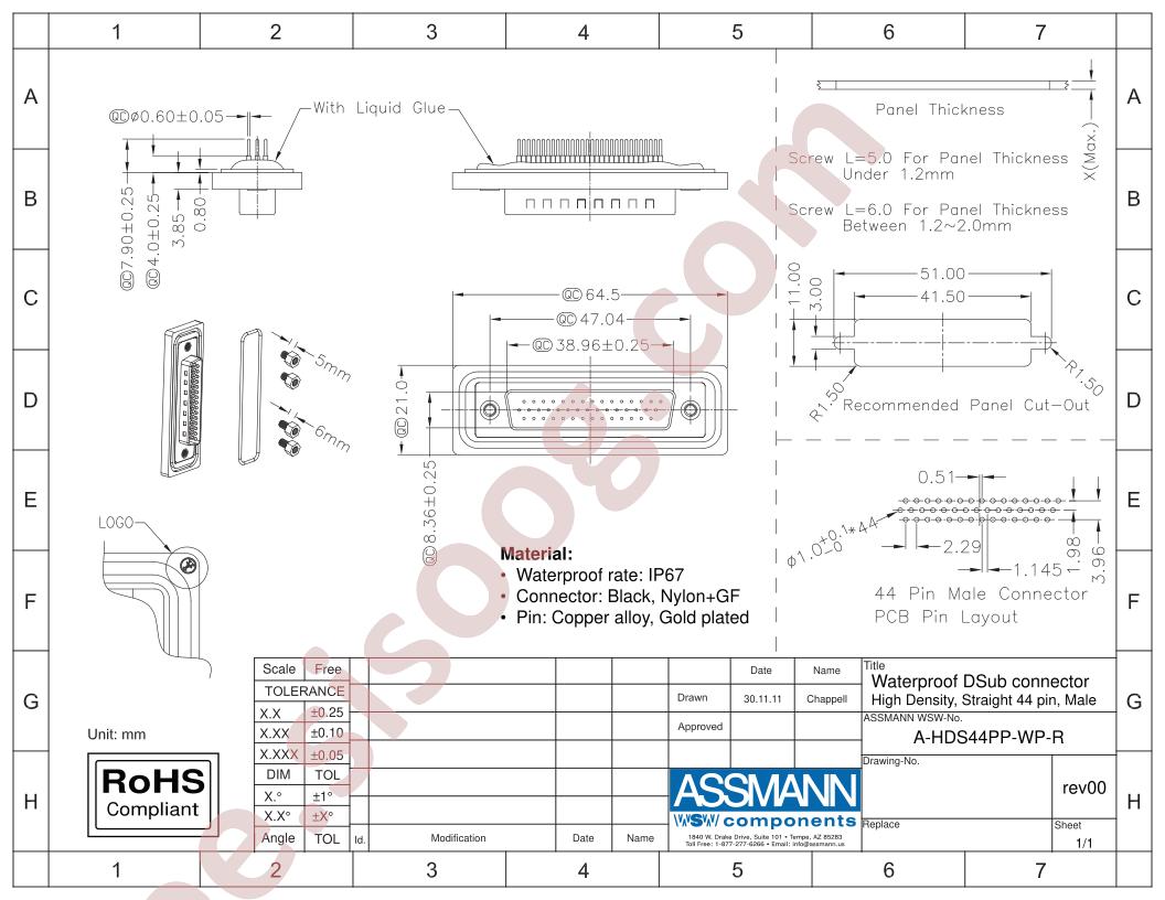 A-HDS44PP-WP-R