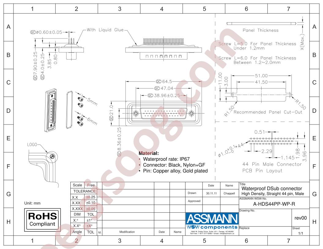 A-HDS44PP-WP-R