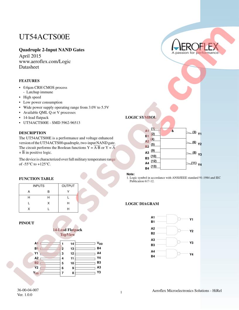 UT54ACTS00E