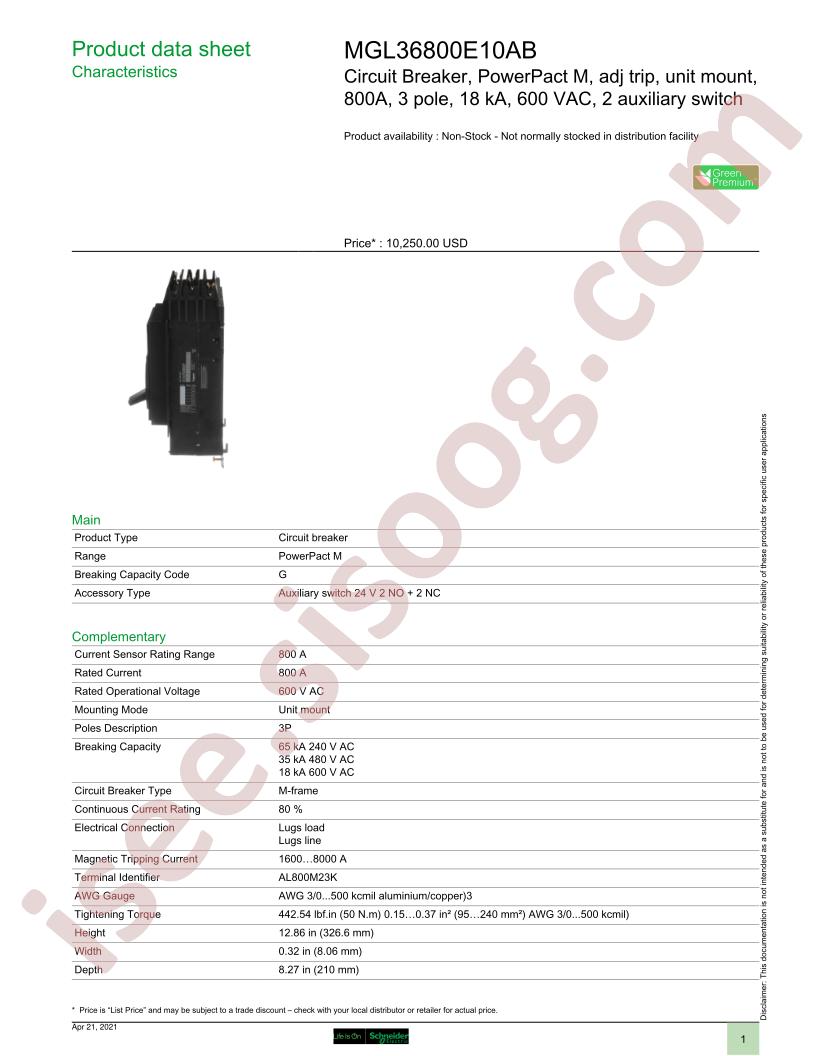 MGL36800E10AB