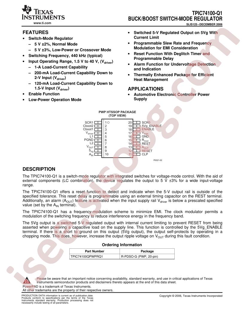 TPIC74100-Q1