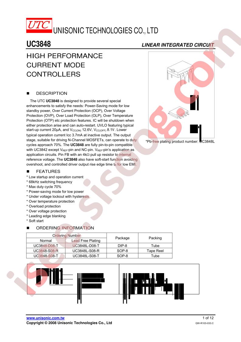 U3848CL-D08-T