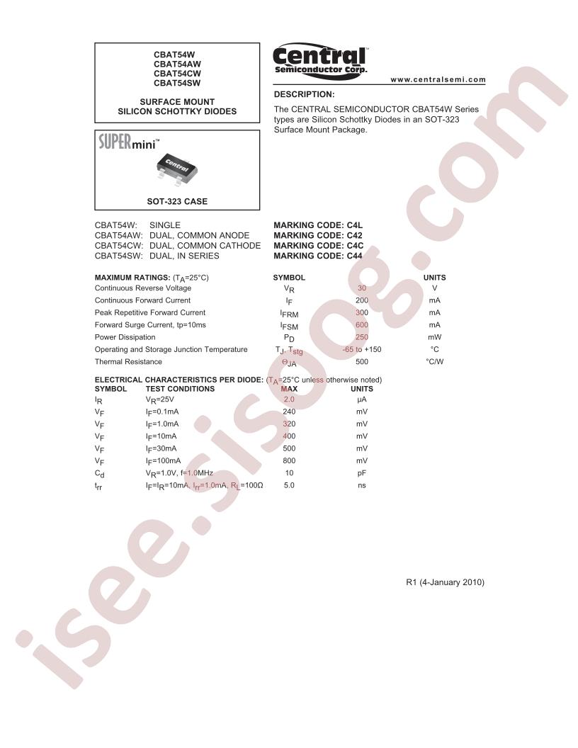 CBAT54AW