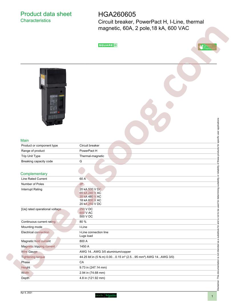 HGA260605