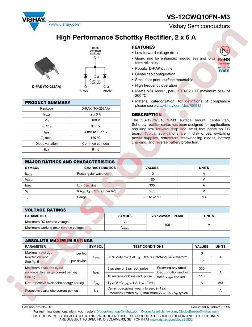 VS-12CWQ10FNTR-M3
