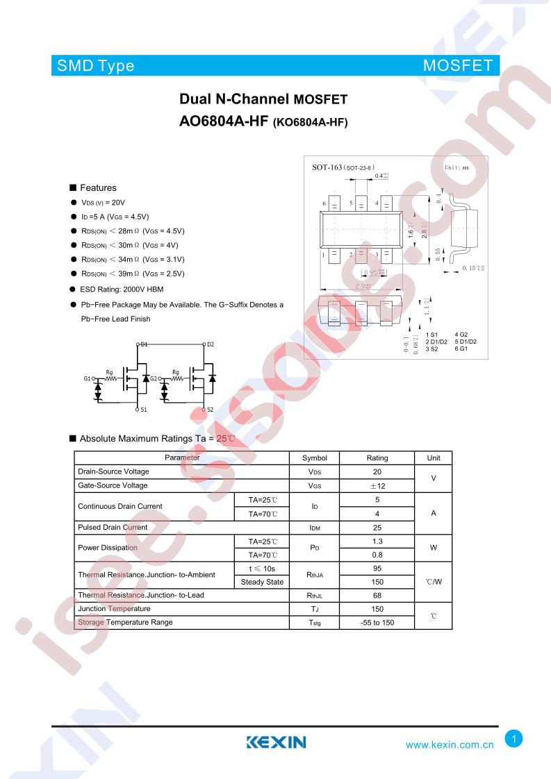 AO6804A-HF