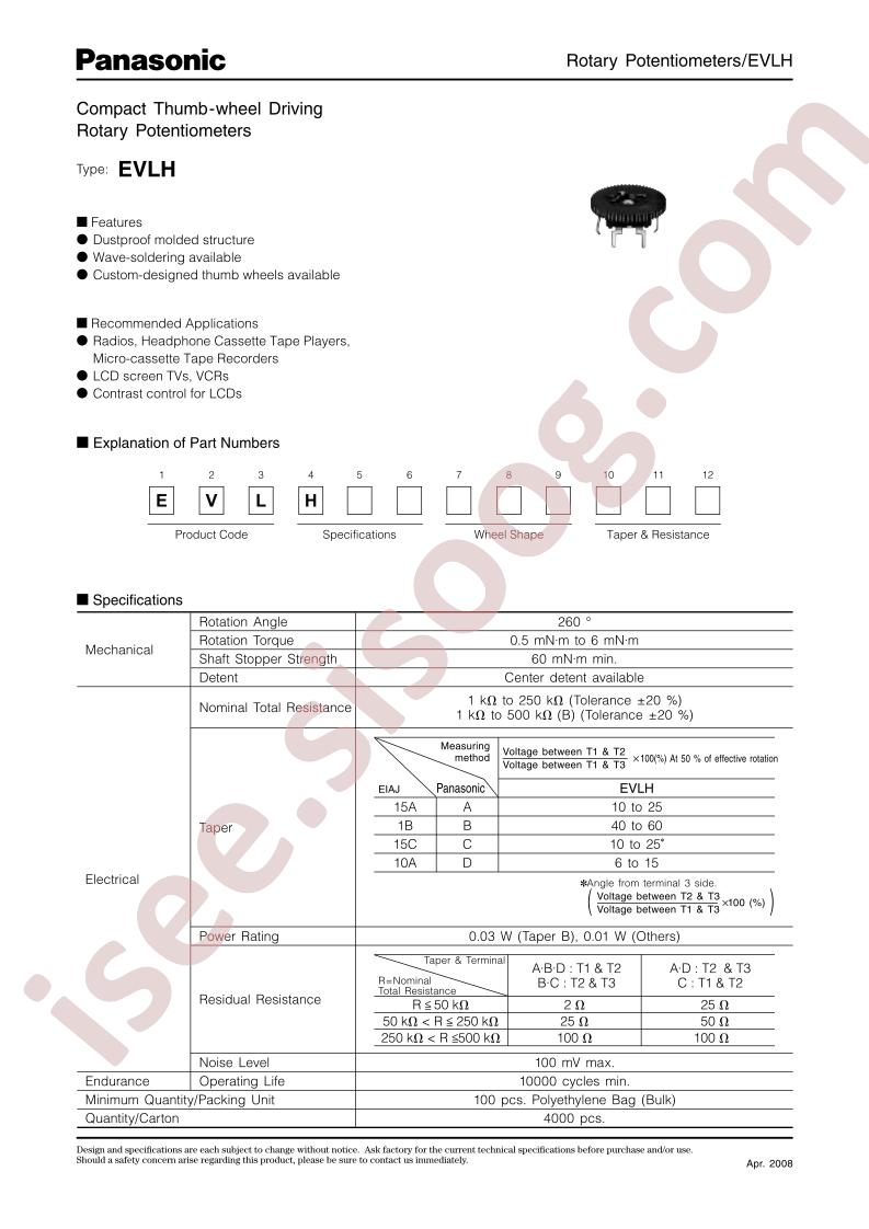 EVL-HFKA05B54