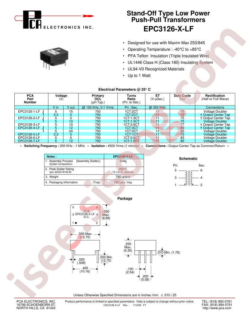 EPC3126-1-LF