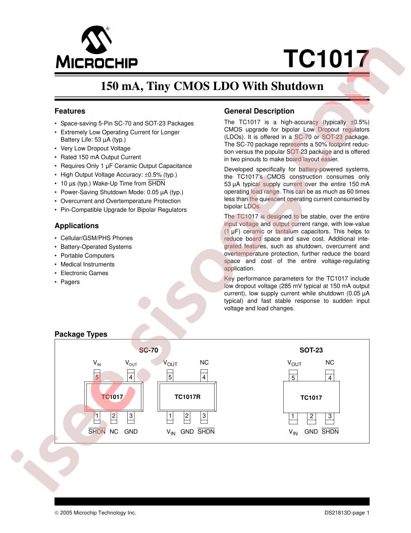 TC1017-3.3VCT