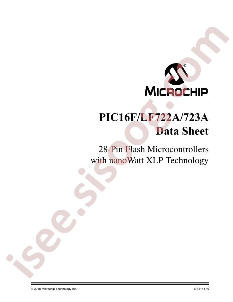 PIC16LF722A