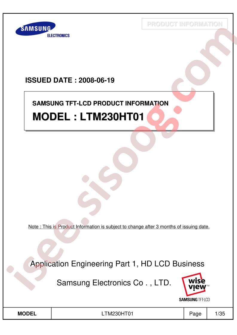 LTM230HT01
