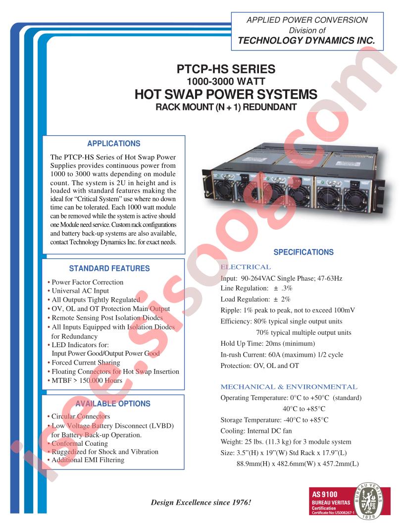 PTCP-HS-5-180