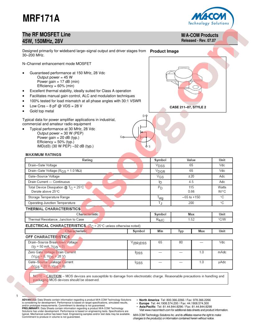 MRF171A