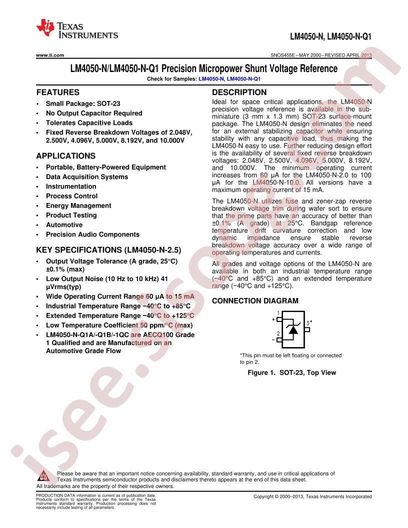 LM4050AEM3-10