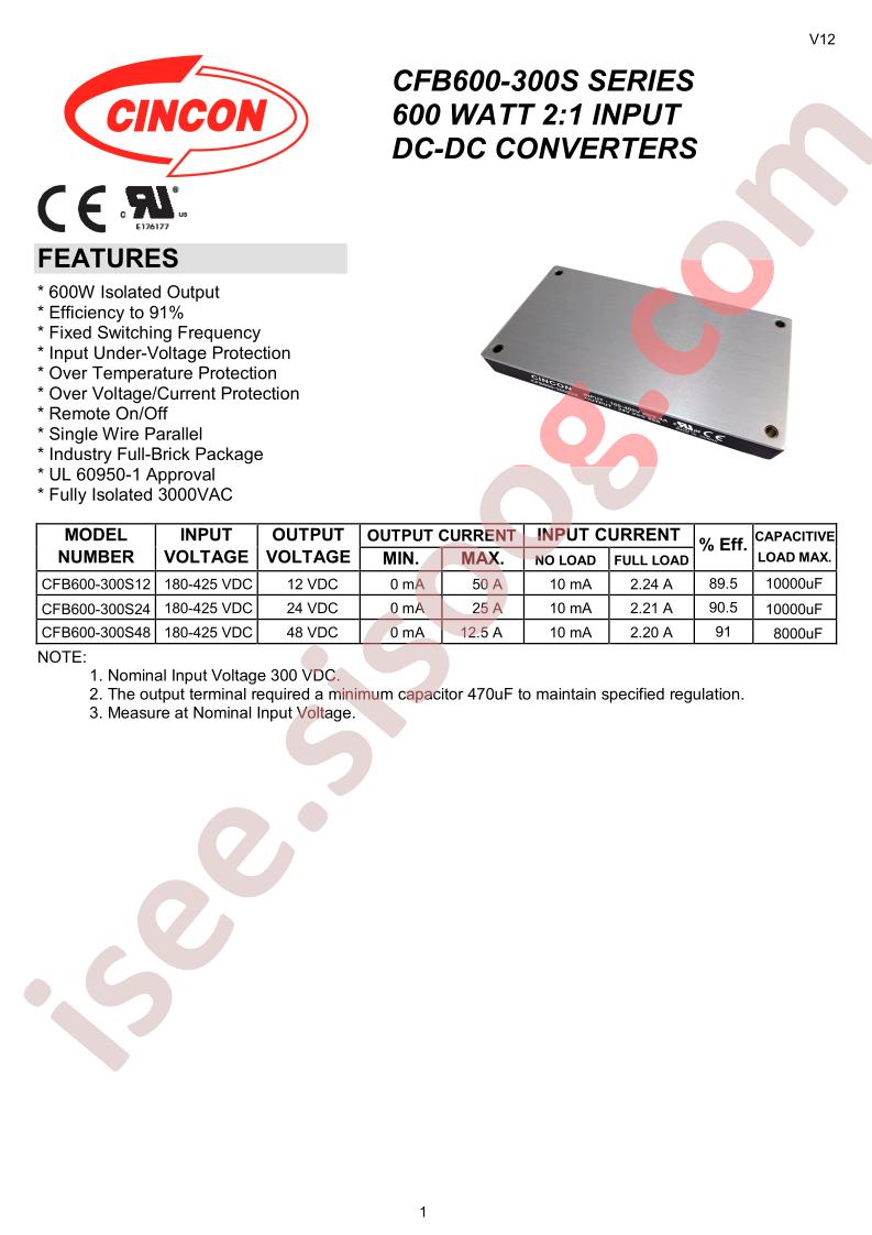 CFB600-300S48