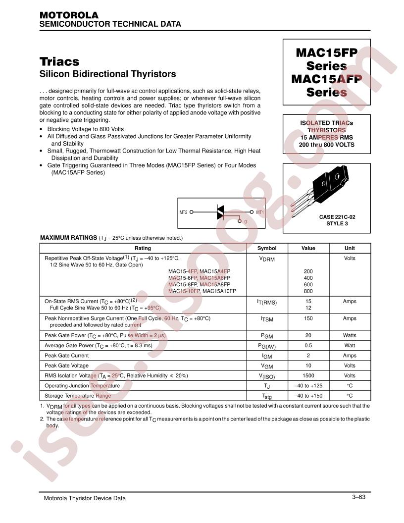 MAC15-4FP