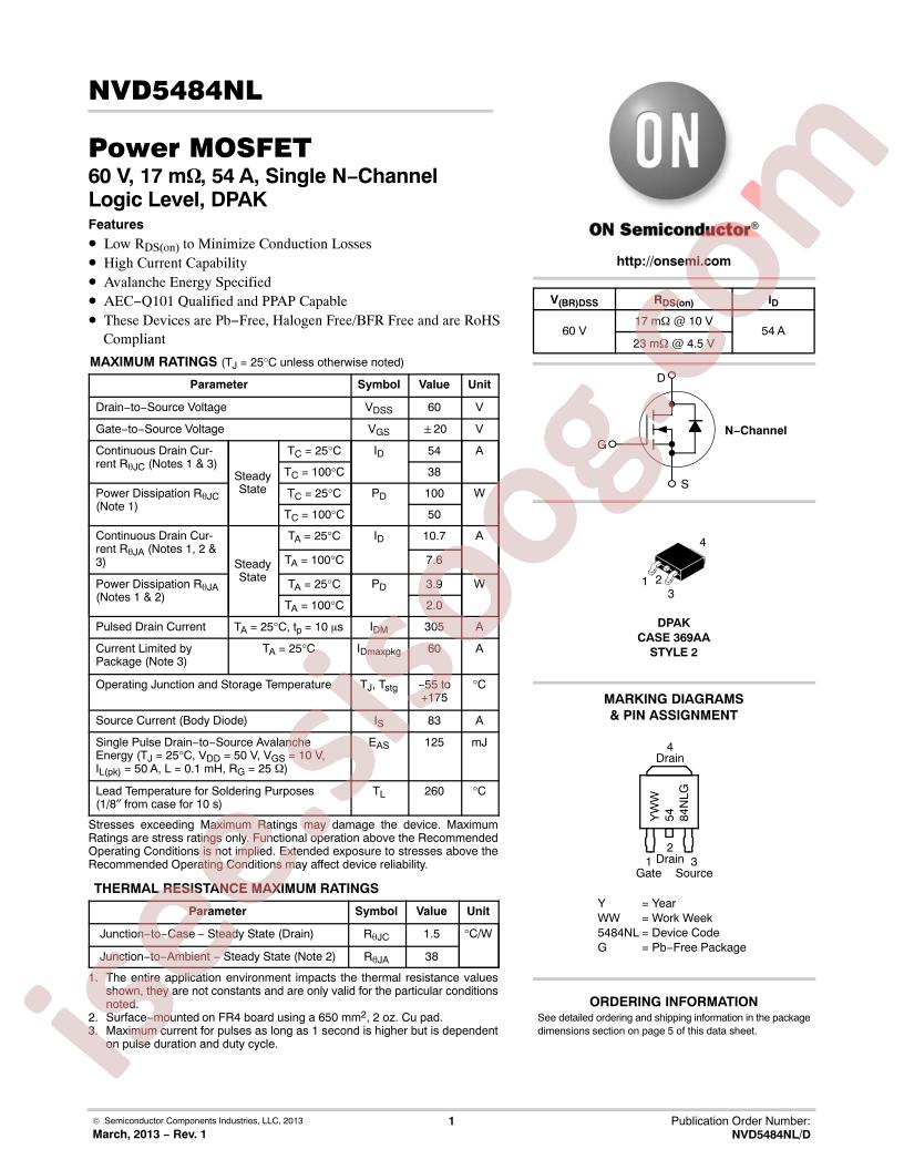 NVD5484NLT4G