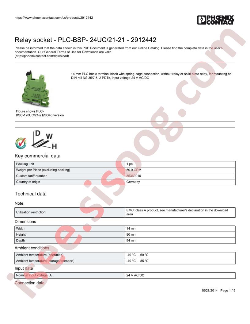 PLC-BSP-24UC