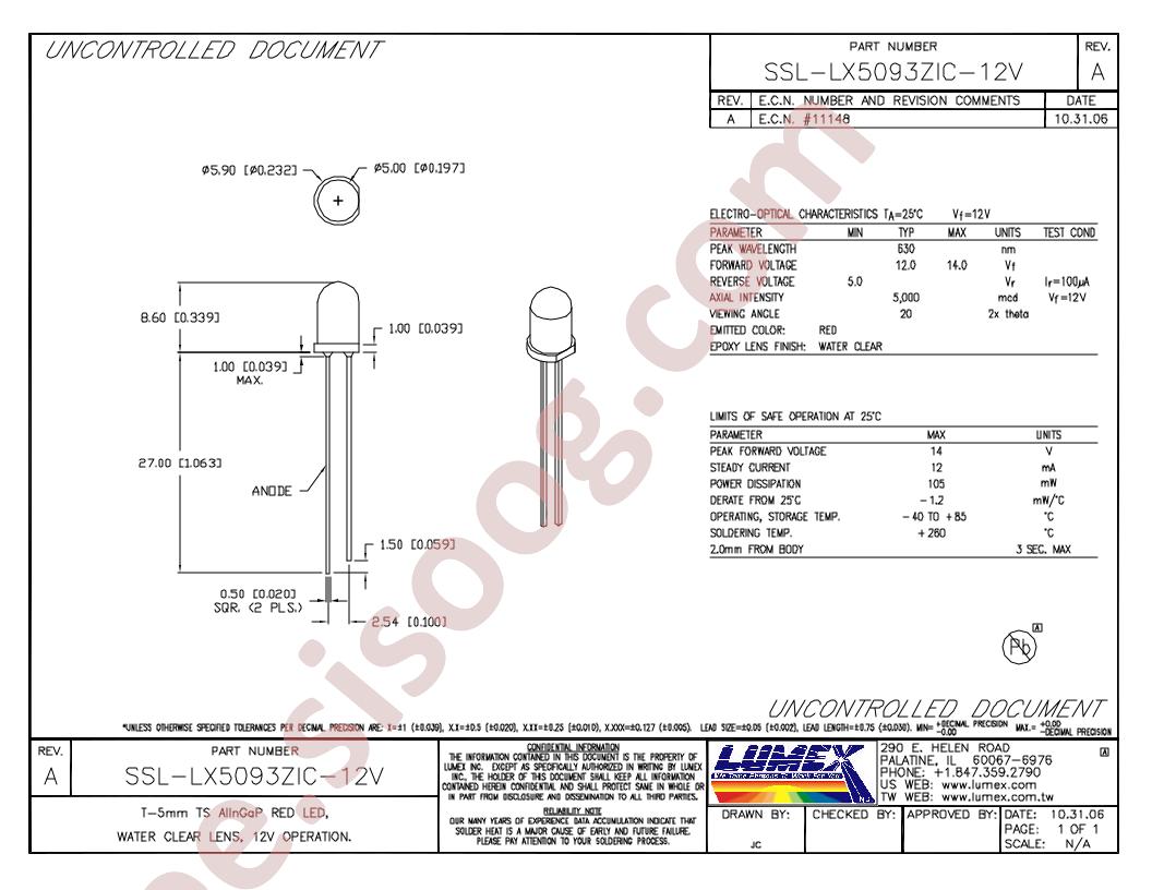 SSL-LX5093ZIC-12V