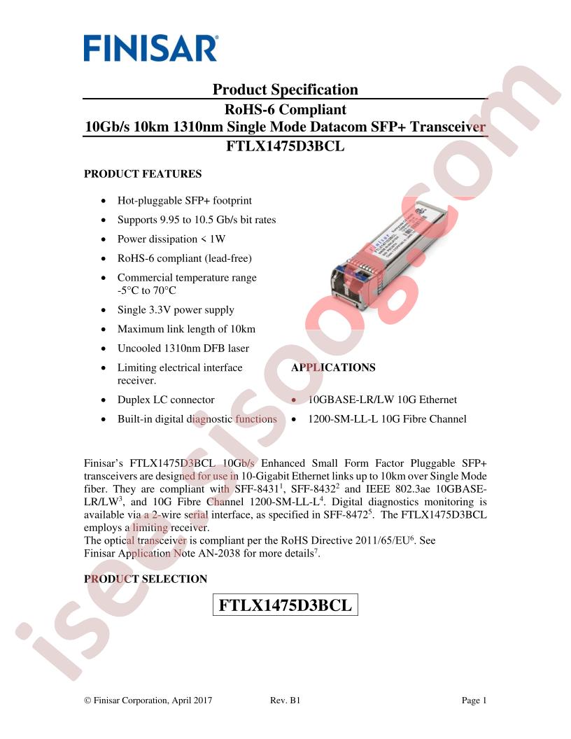 FTLX1475D3BCL