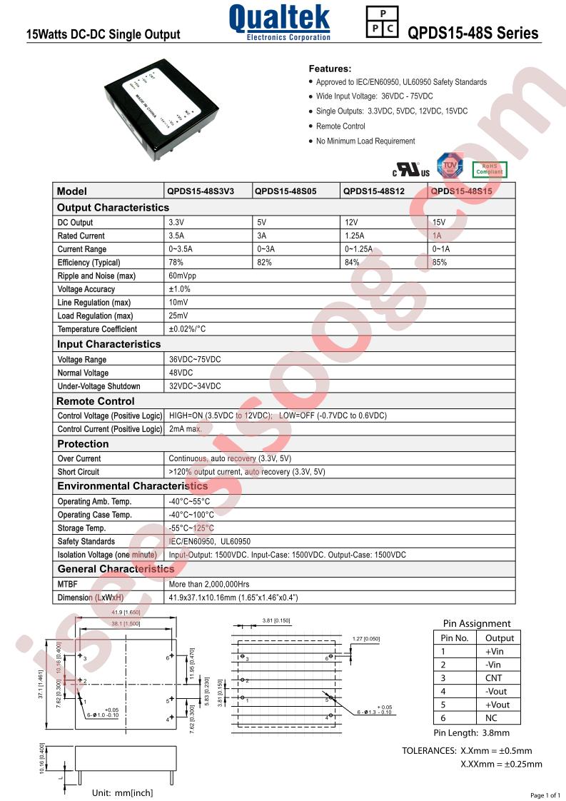 QPDS15-48S