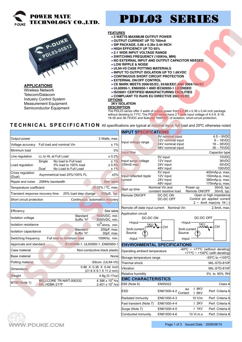 PDL03-05D12