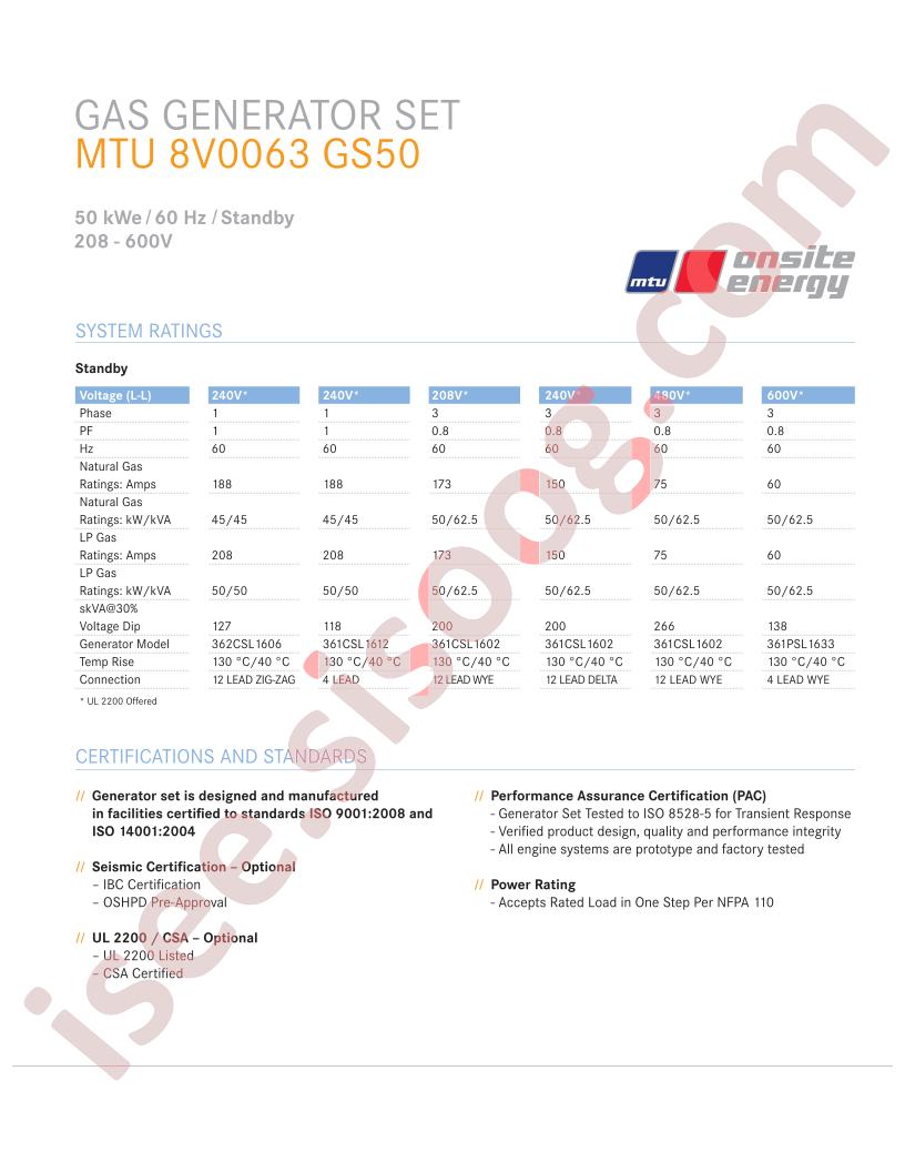 MTU8V0063GS50