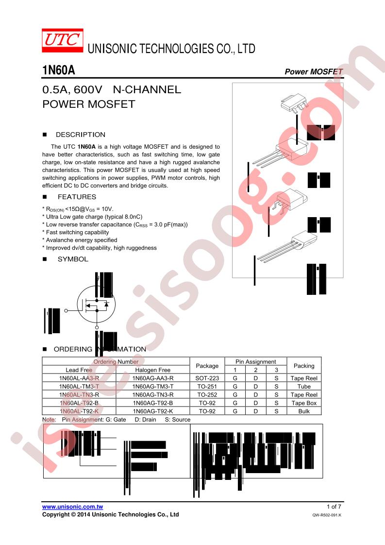 1N60AL-T92