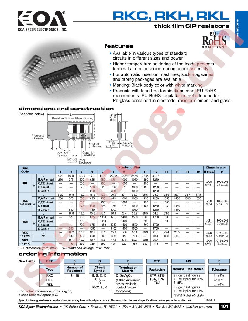 RKC8LDSTB103F