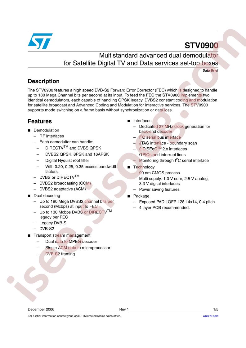 STV0900
