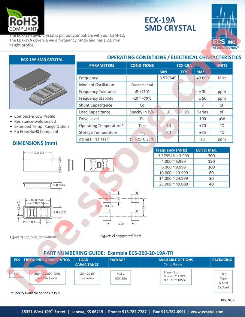 ECS-200-S-19AM-TR