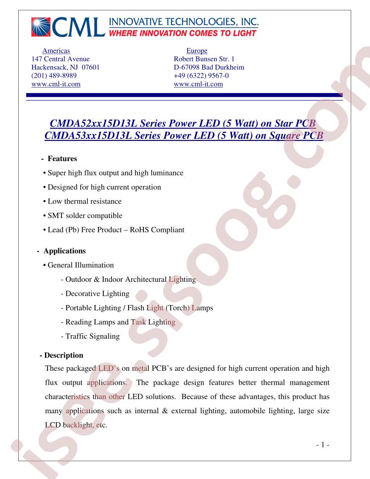 CMDA52XX15D13L