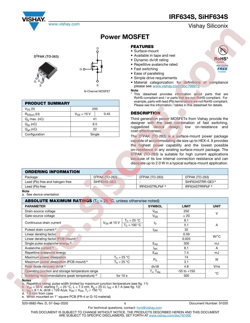 IRF634S_V01