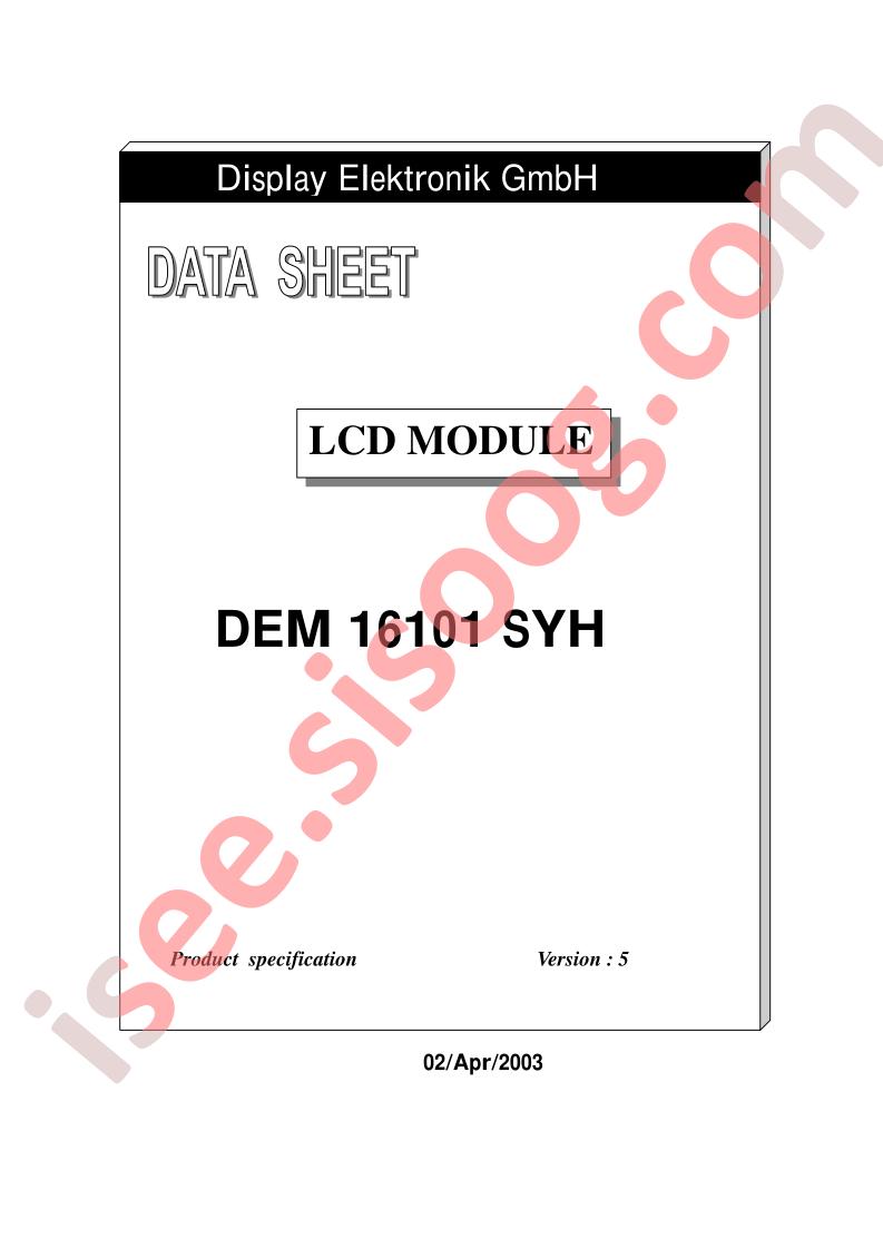 DEM16101SYH
