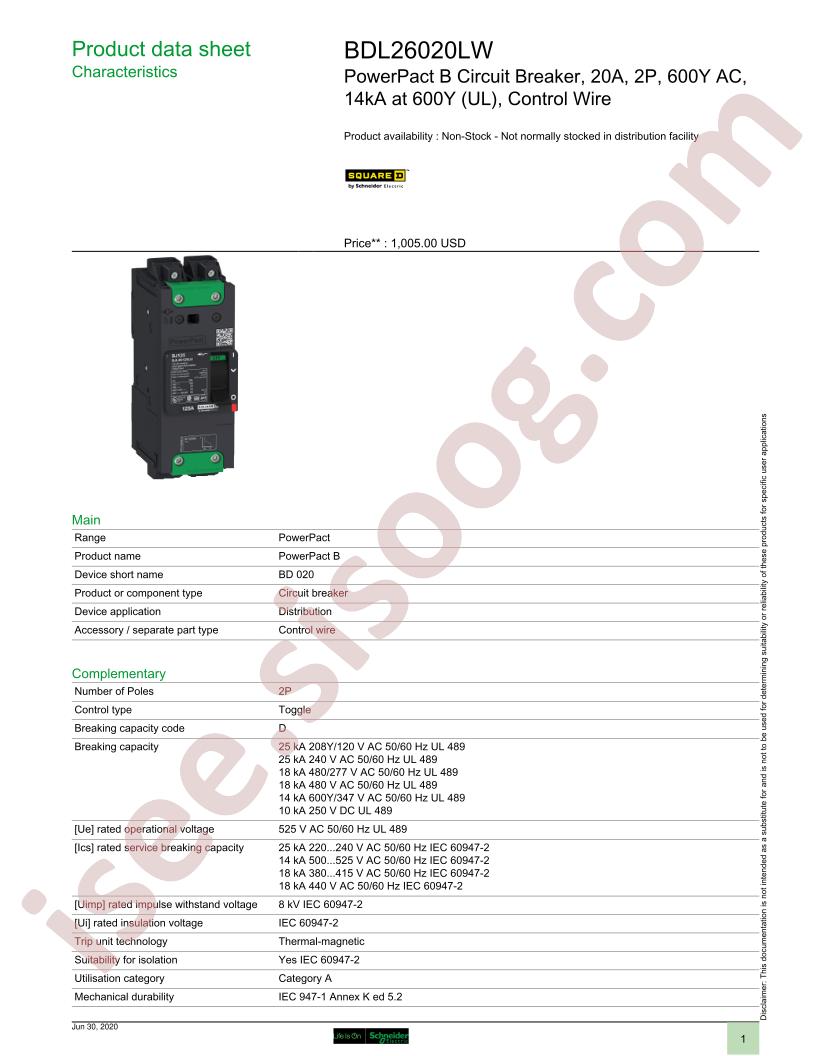 BDL26020LW