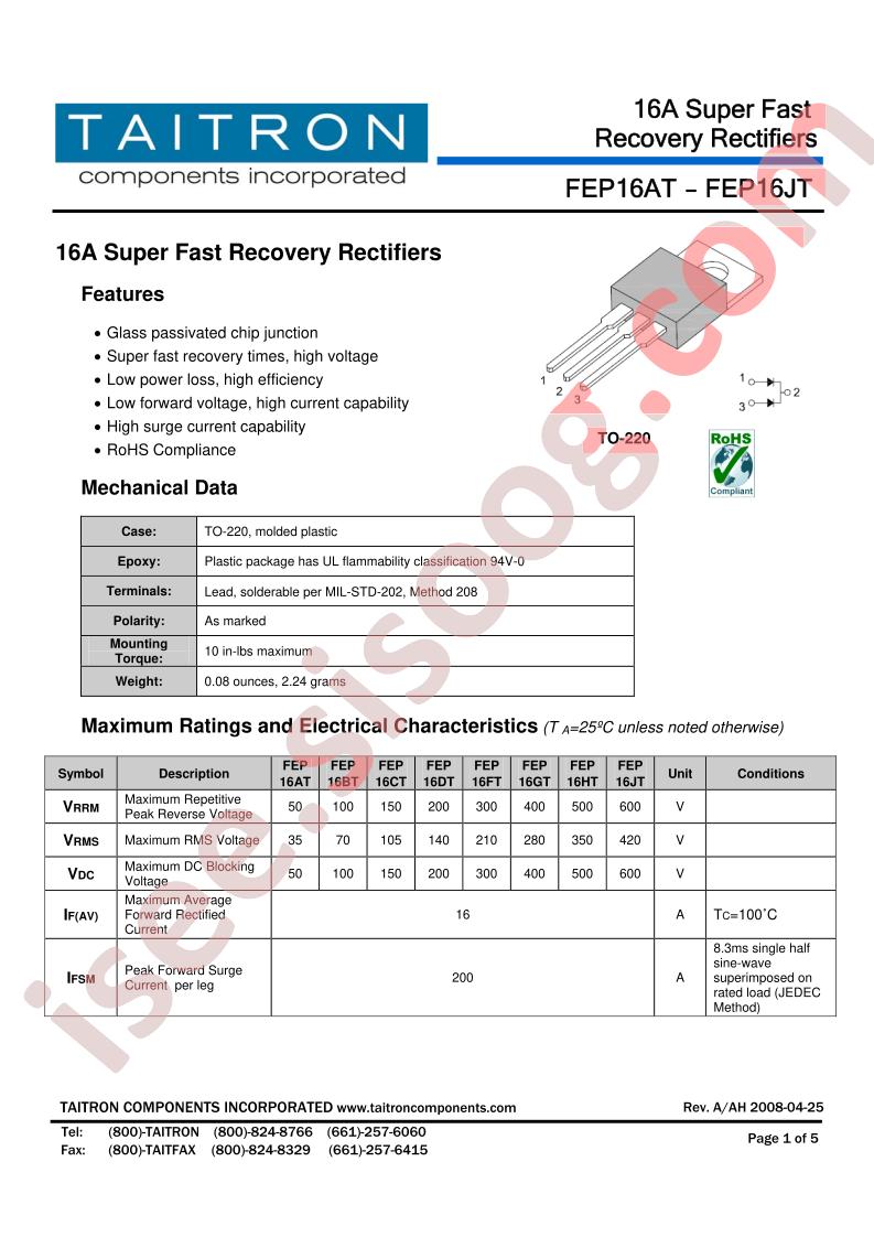 FEP16AT
