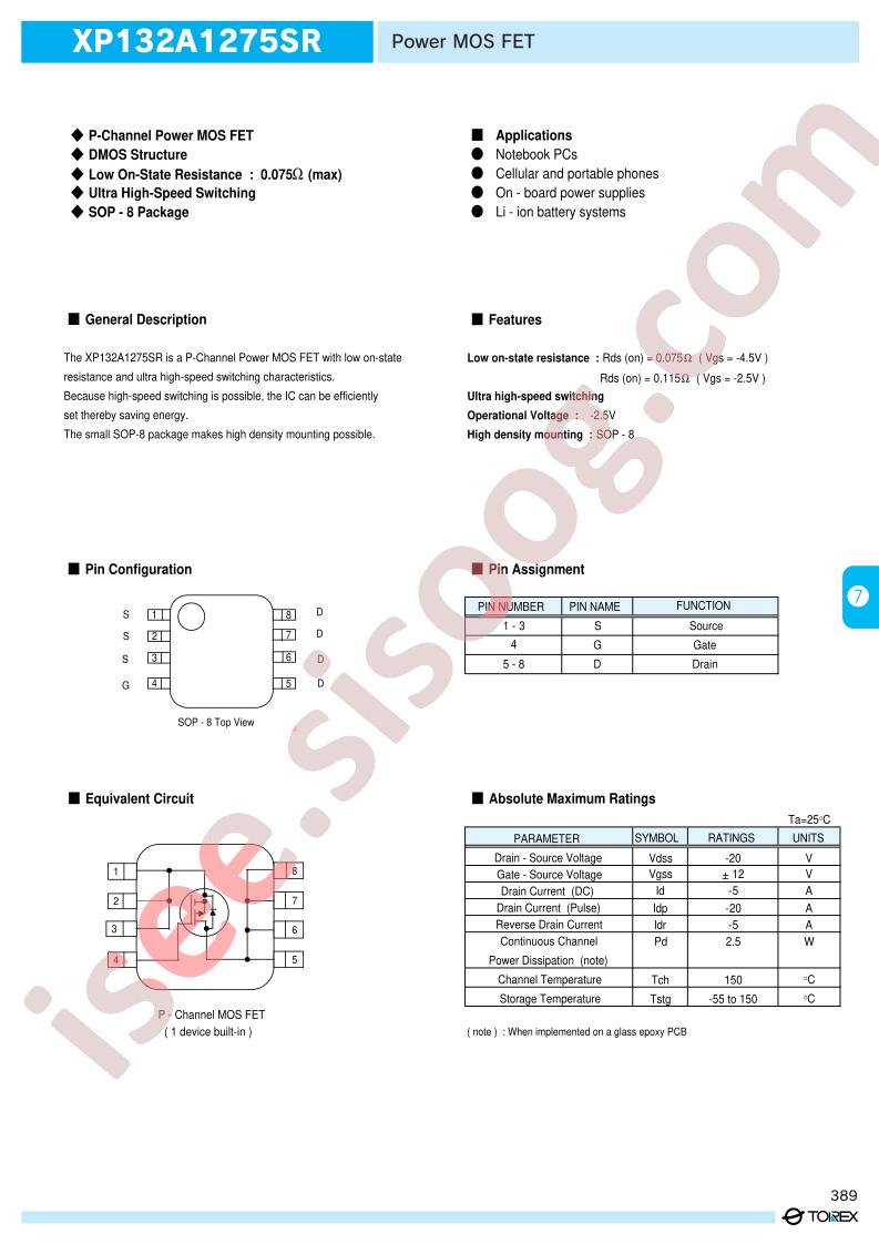 XP132A1275SR