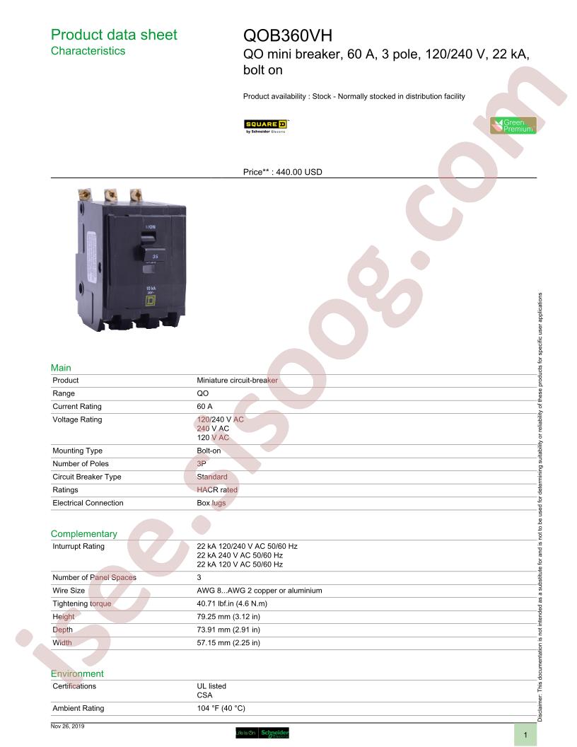 QOB360VH