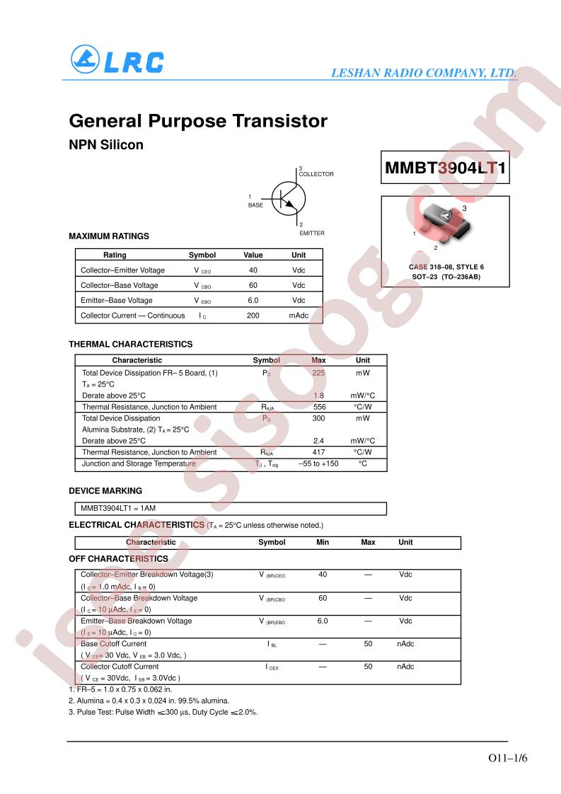 MMB3904LT1