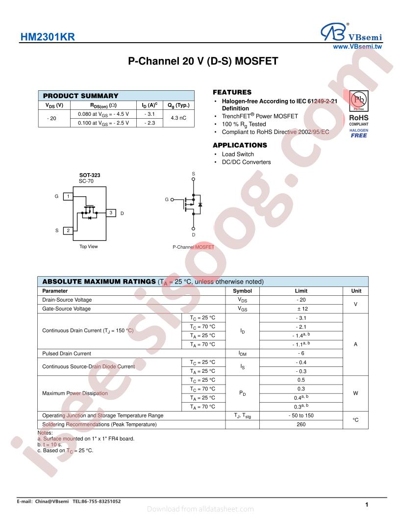 HM2301KR