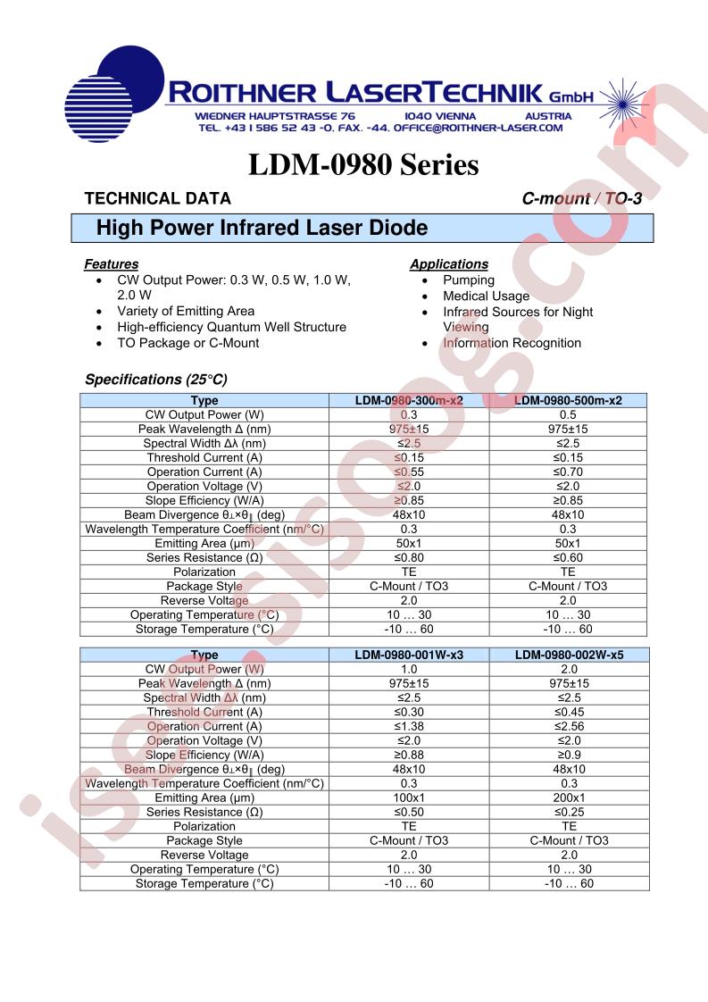 LDM-0980-300M-X2