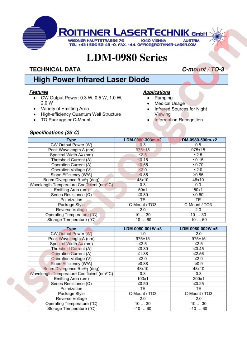 LDM-0980-CMOUNT-TO3