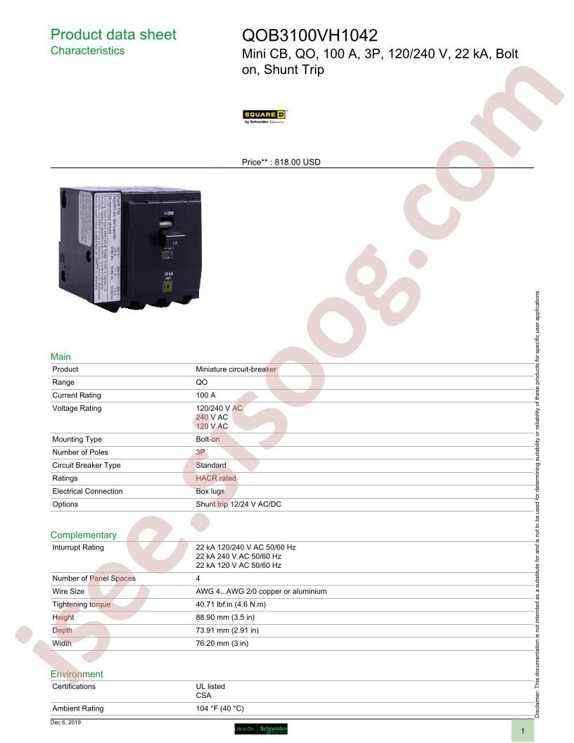 QOB3100VH1042