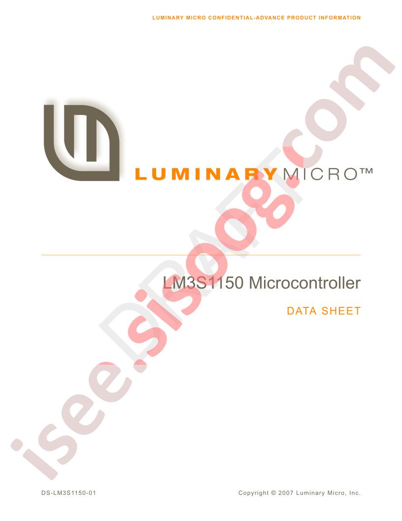 LM3S1150-IQC50