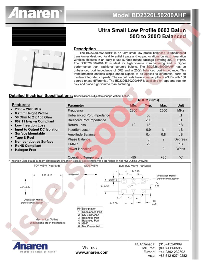 BD2326L50200AHF